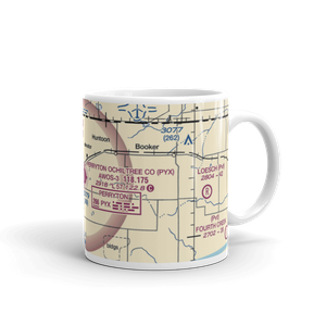 Perryton Ochiltree County Airport (PYX) VFR Sectional  Mug