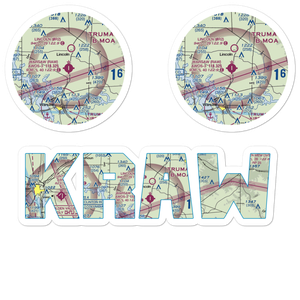 Warsaw Municipal Airport (RAW) VFR Sectional Sticker Pack