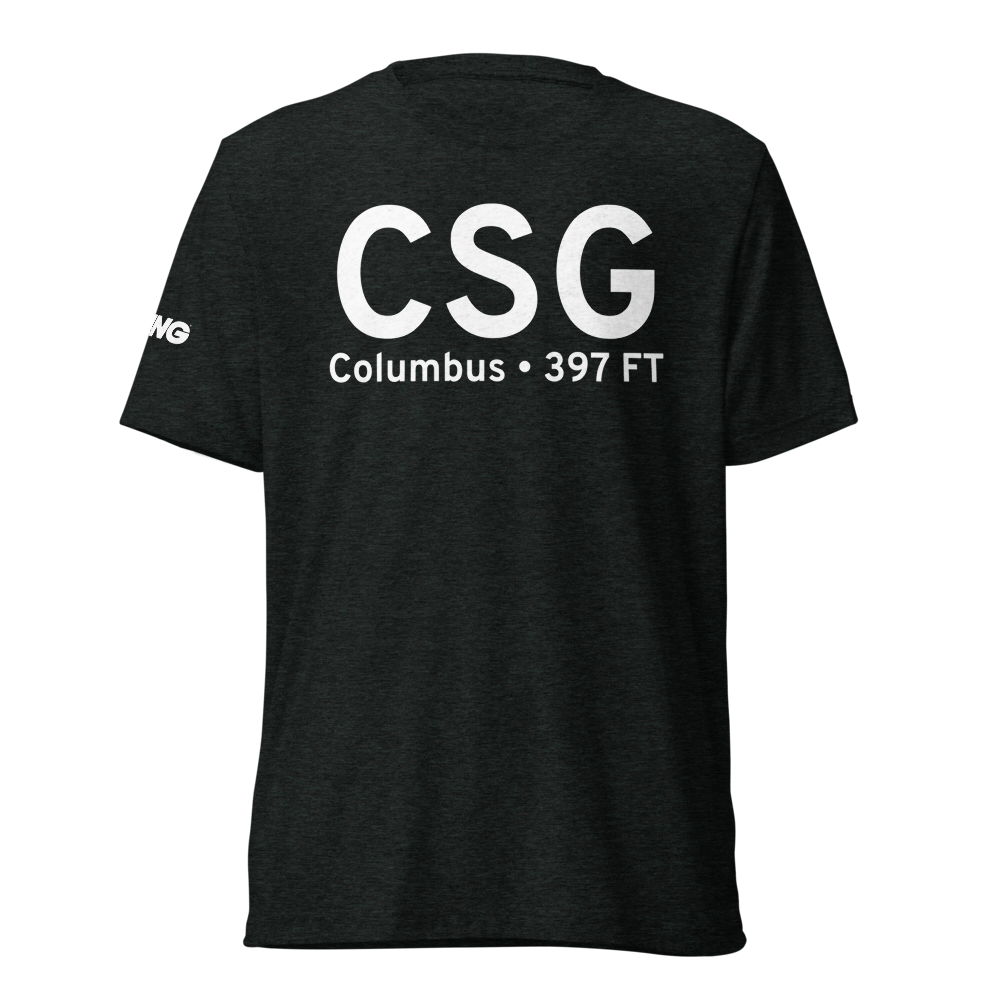 Columbus (KCSG) Airport Tri-blend T-Shirt 