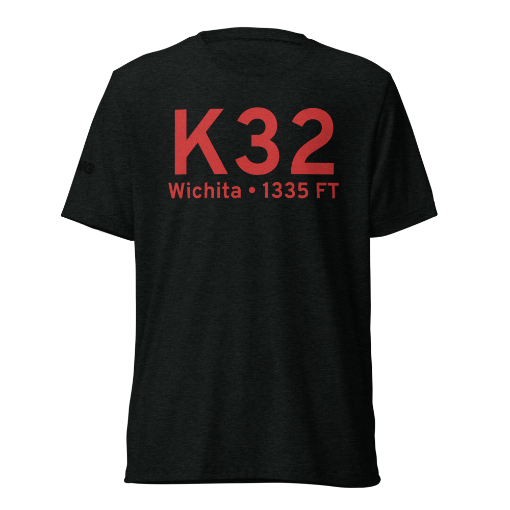Wichita (KK32) Airport Tri-blend T-Shirt 