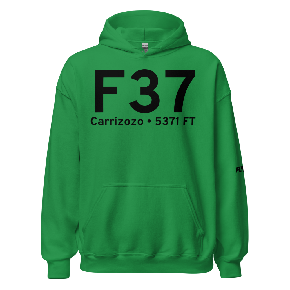 Carrizozo (KF37) Airport Hoodie Sweatshirt 