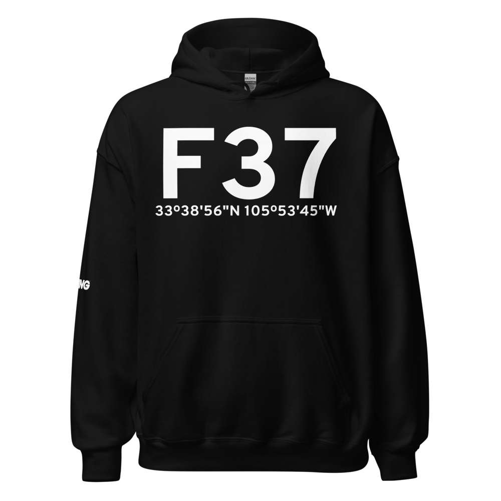 Carrizozo (KF37) Airport Hoodie Sweatshirt 