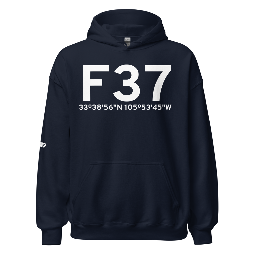 Carrizozo (KF37) Airport Hoodie Sweatshirt 