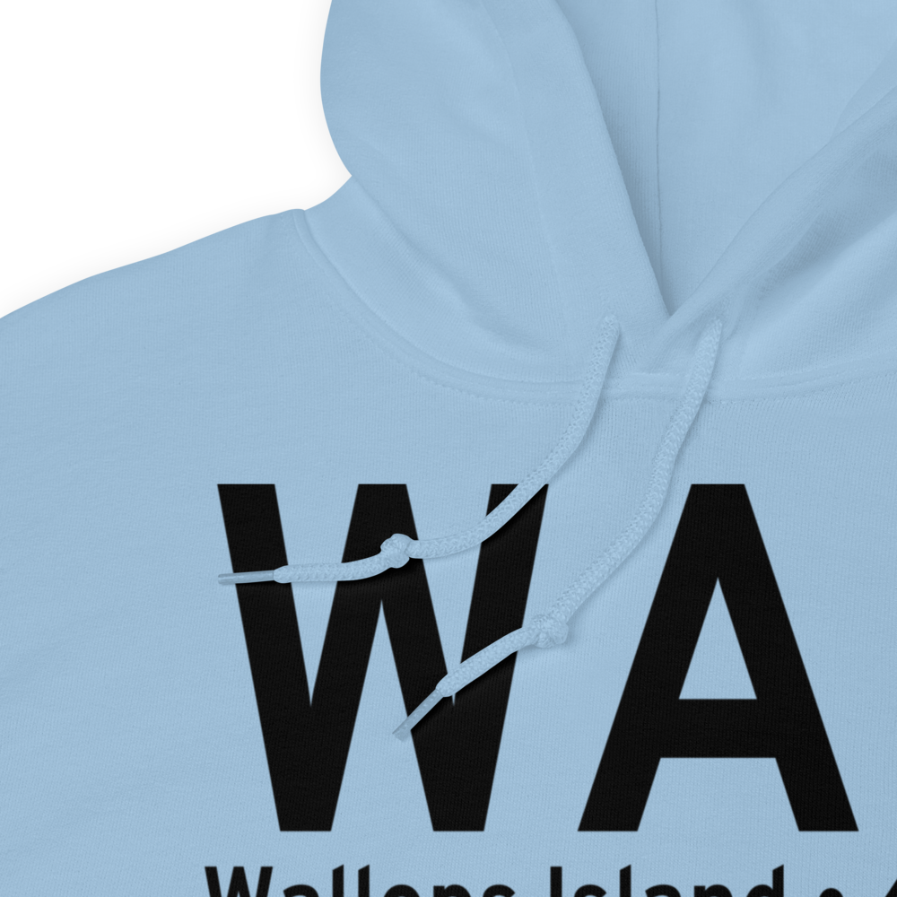 Wallops Island (KWAL) Airport Hoodie Sweatshirt 