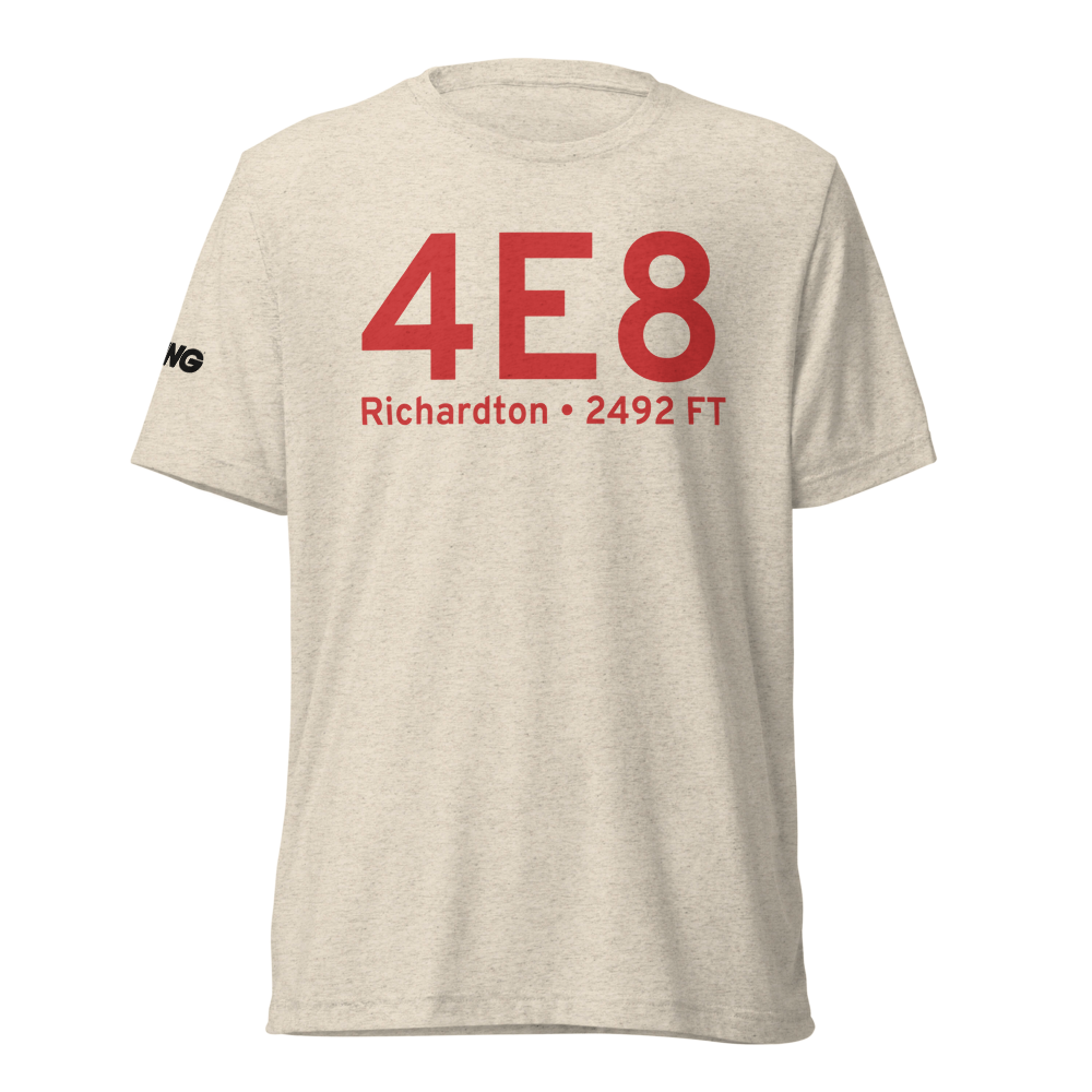 Richardton (4E8) Airport Tri-blend T-Shirt 