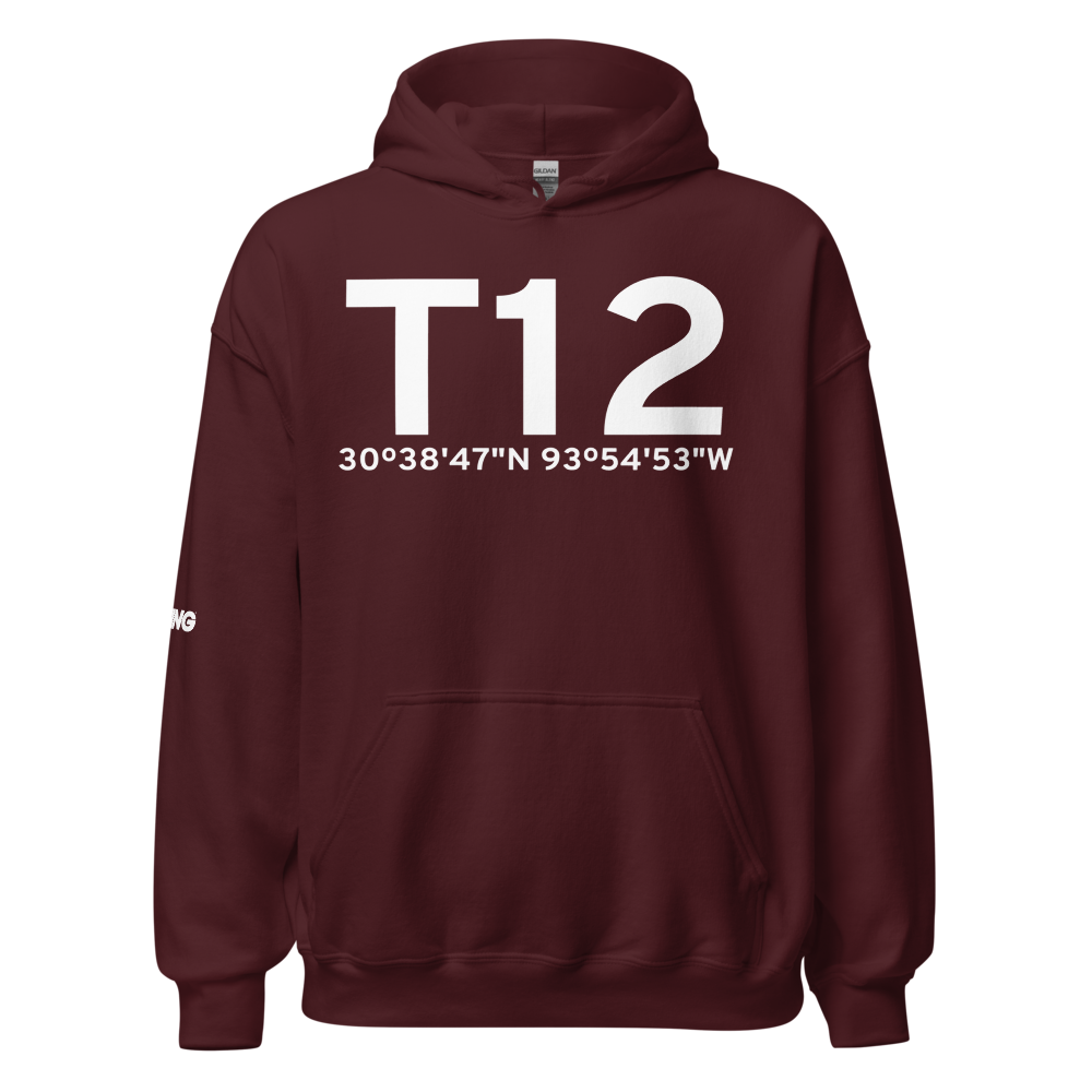 Kirbyville (KT12) Airport Hoodie Sweatshirt 