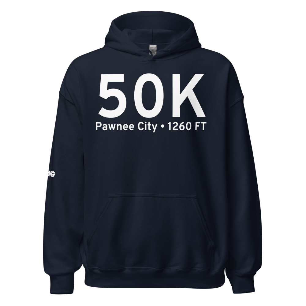 Pawnee City (50K) Airport Hoodie Sweatshirt 