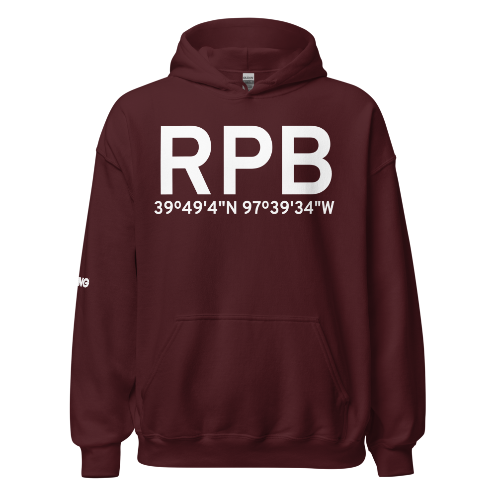 Belleville (KRPB) Airport Hoodie Sweatshirt 