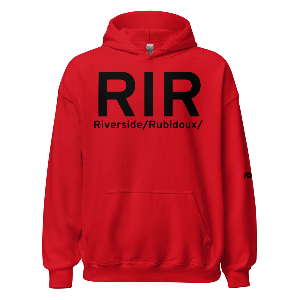 Riverside/Rubidoux/ (KRIR) Airport Hoodie Sweatshirt 