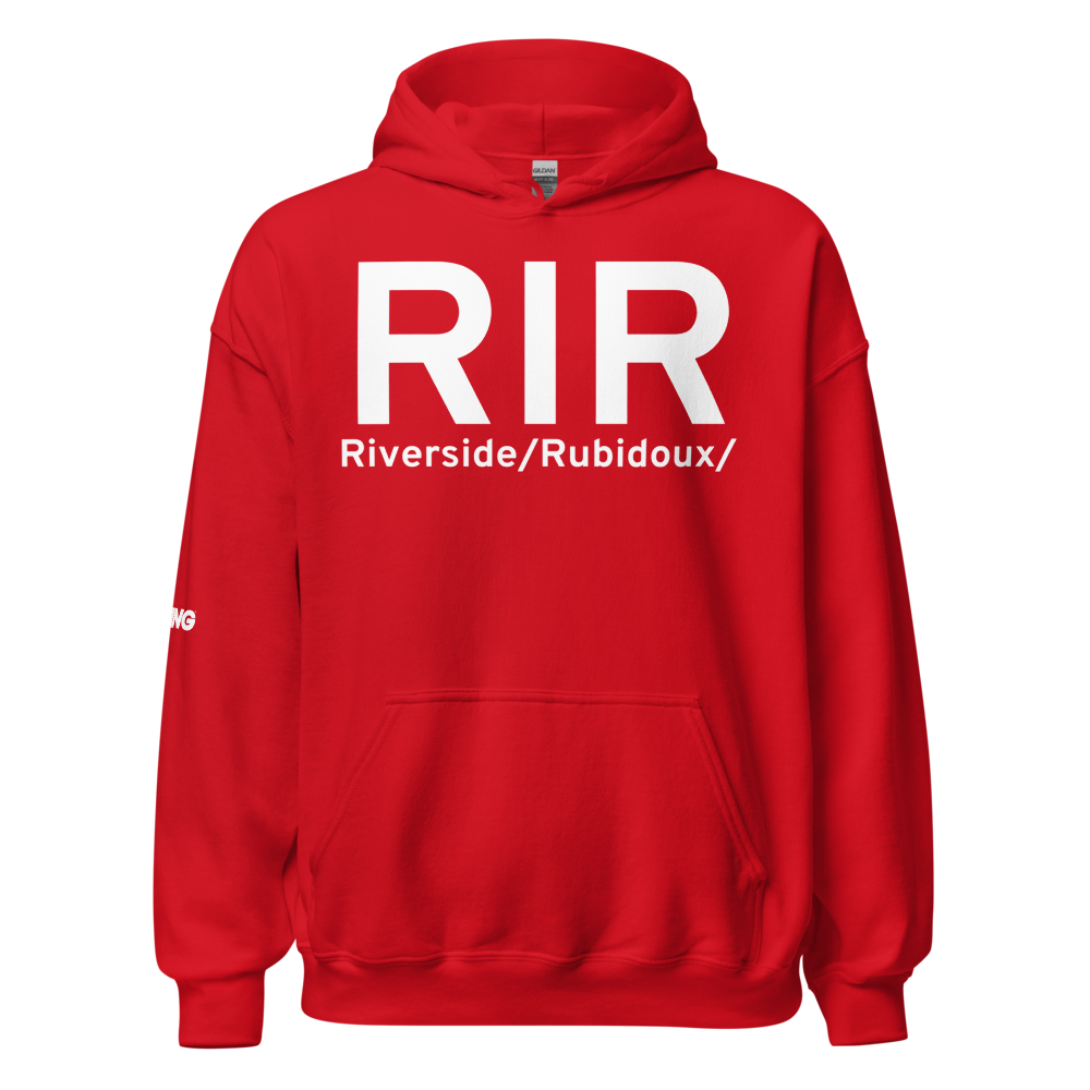 Riverside/Rubidoux/ (KRIR) Airport Hoodie Sweatshirt 