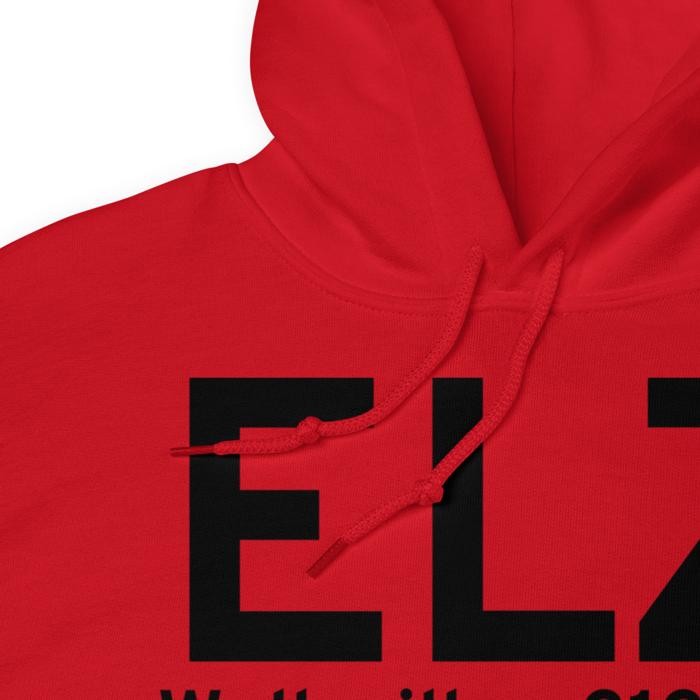 Wellsville (KELZ) Airport Hoodie Sweatshirt 