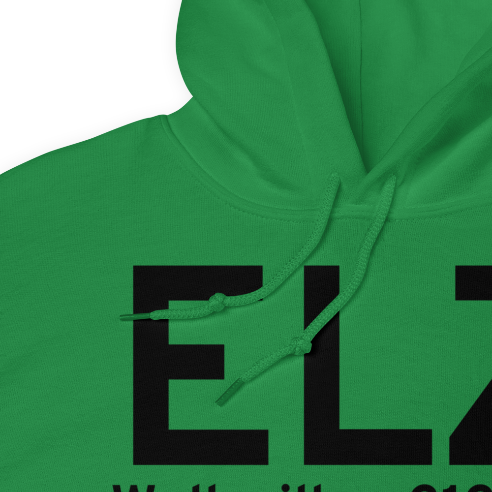 Wellsville (KELZ) Airport Hoodie Sweatshirt 