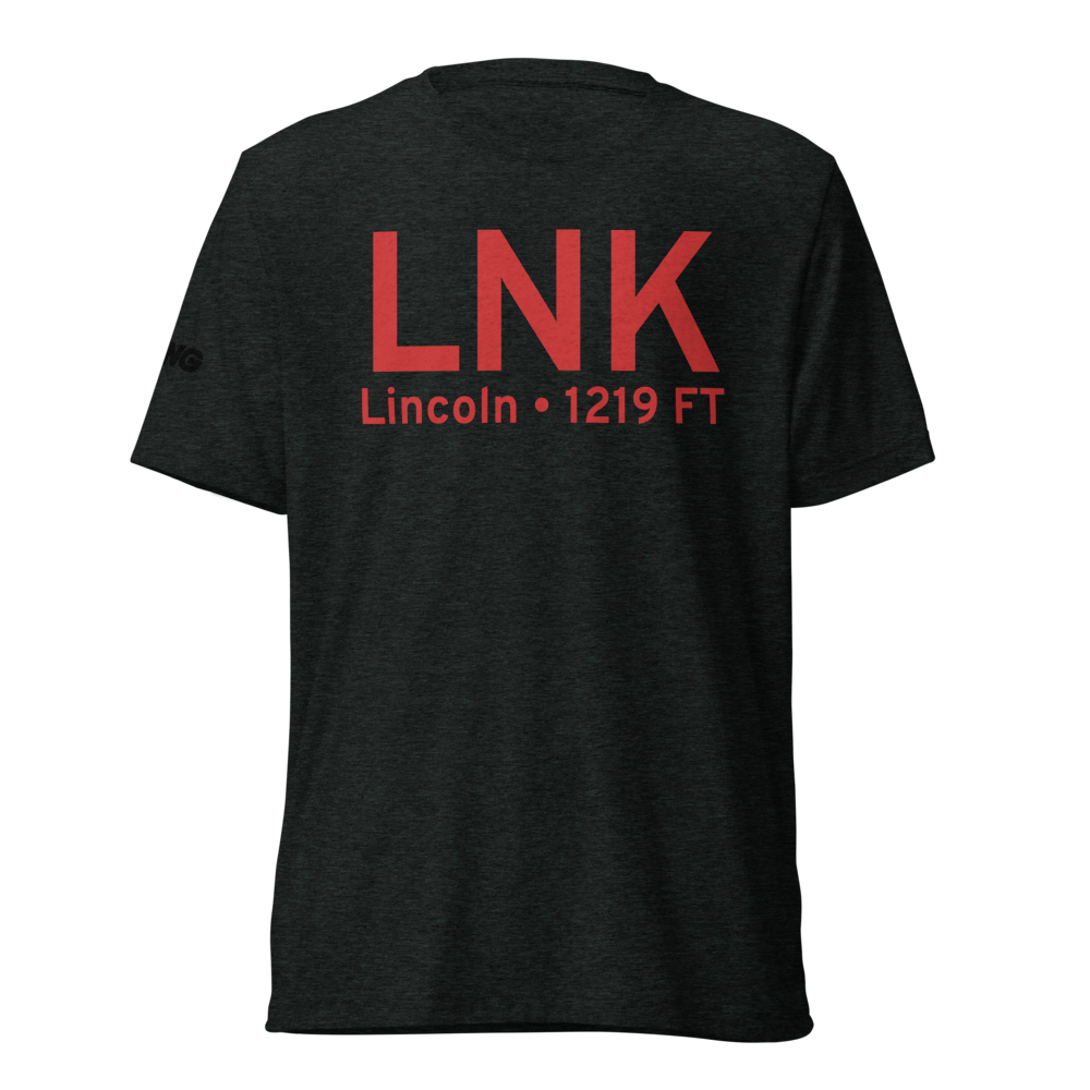 Lincoln (KLNK) Airport Tri-blend T-Shirt 