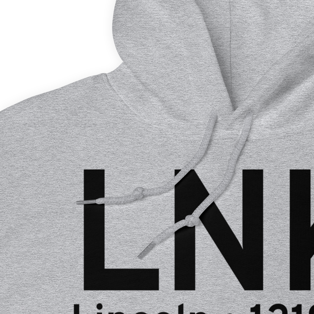 Lincoln (KLNK) Airport Hoodie Sweatshirt 