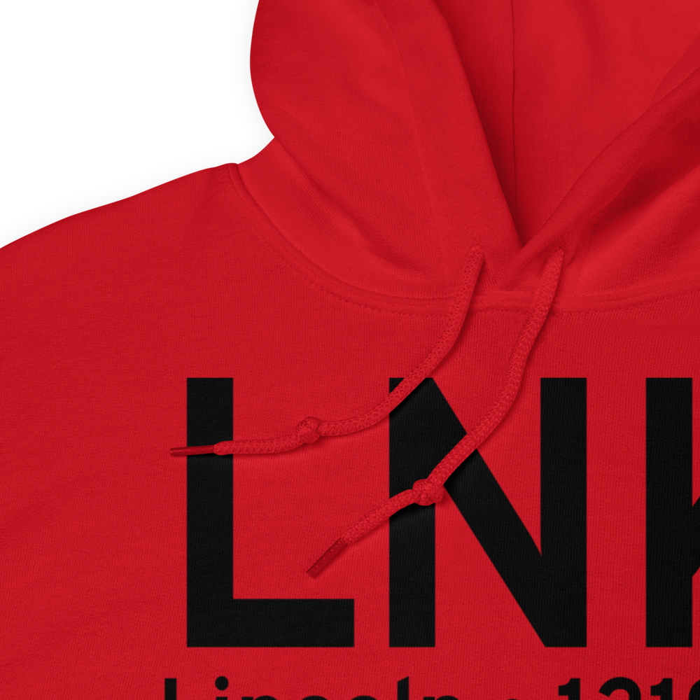 Lincoln (KLNK) Airport Hoodie Sweatshirt 