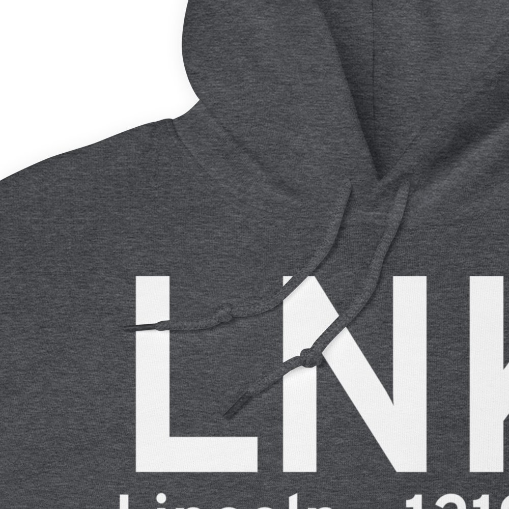 Lincoln (KLNK) Airport Hoodie Sweatshirt 
