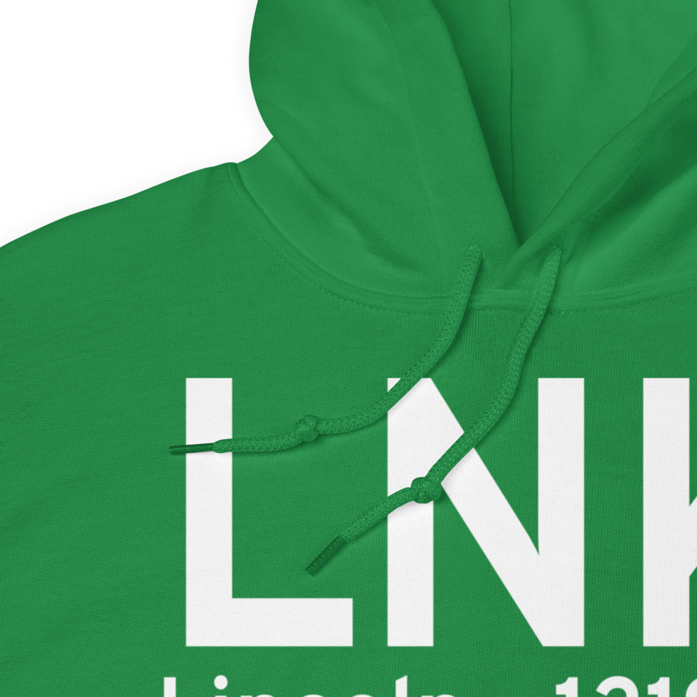 Lincoln (KLNK) Airport Hoodie Sweatshirt 