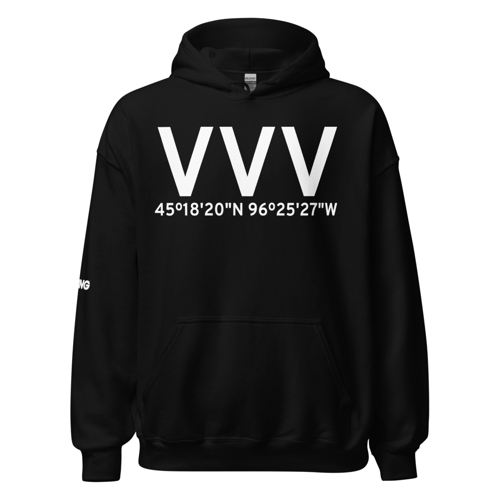 Ortonville (KVVV) Airport Hoodie Sweatshirt 