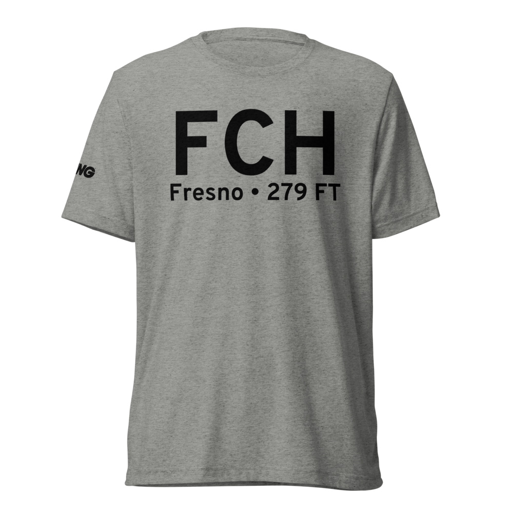 Fresno (KFCH) Airport Tri-blend T-Shirt 