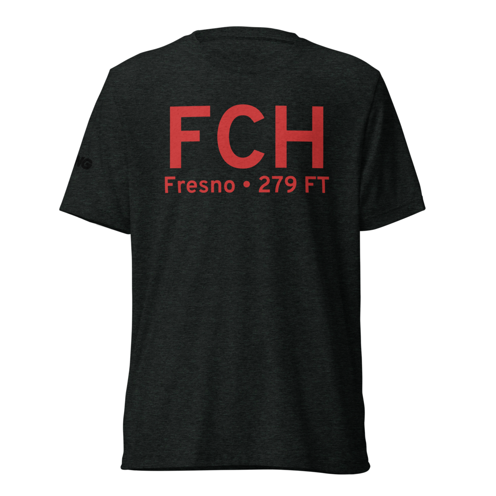 Fresno (KFCH) Airport Tri-blend T-Shirt 