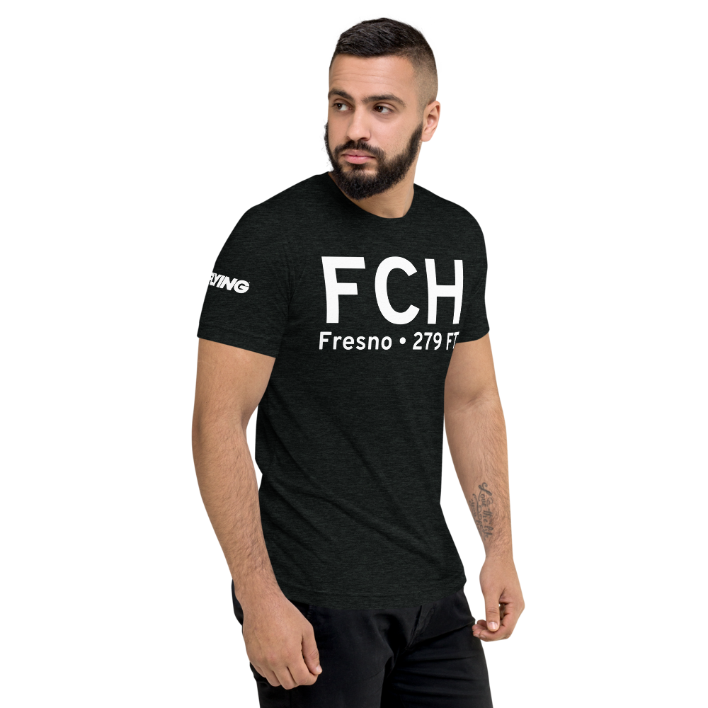 Fresno (KFCH) Airport Tri-blend T-Shirt 