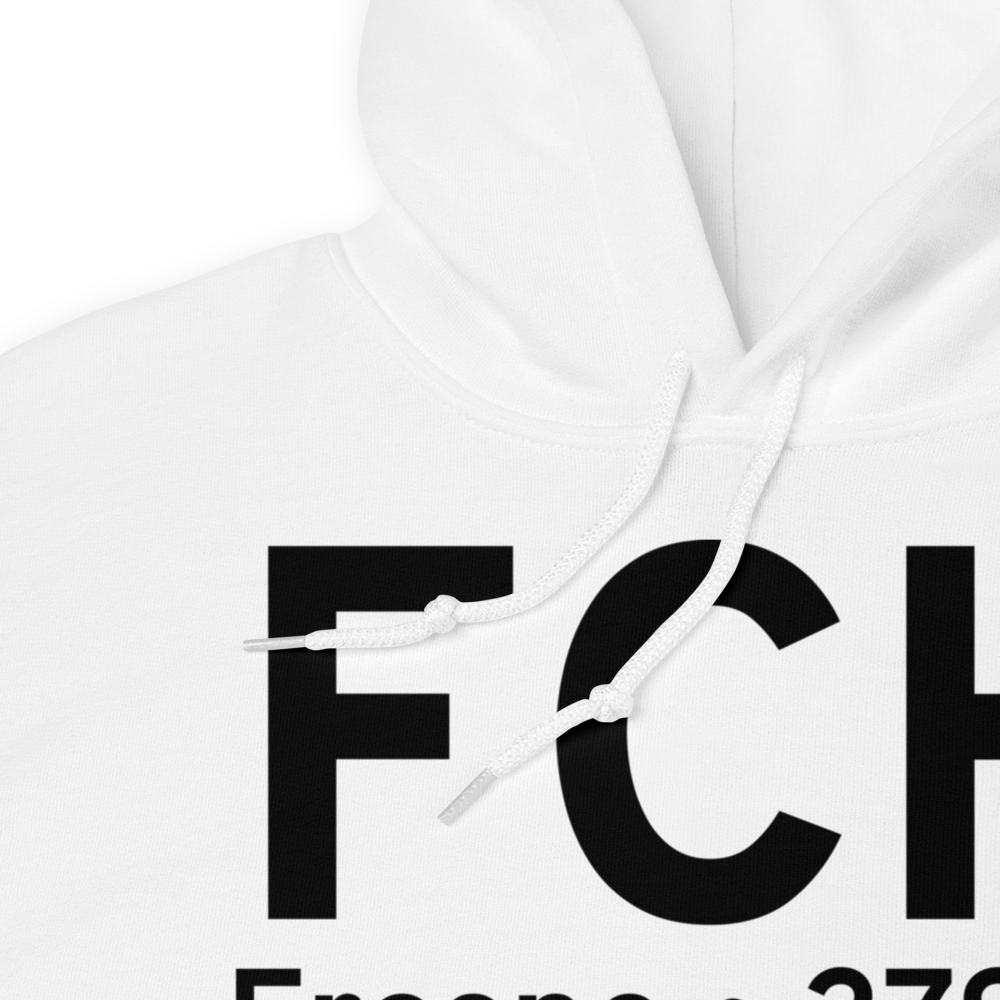 Fresno (KFCH) Airport Hoodie Sweatshirt 