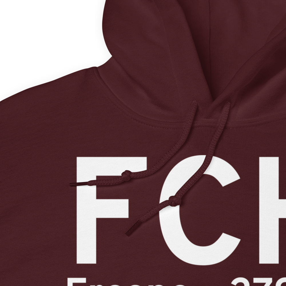 Fresno (KFCH) Airport Hoodie Sweatshirt 