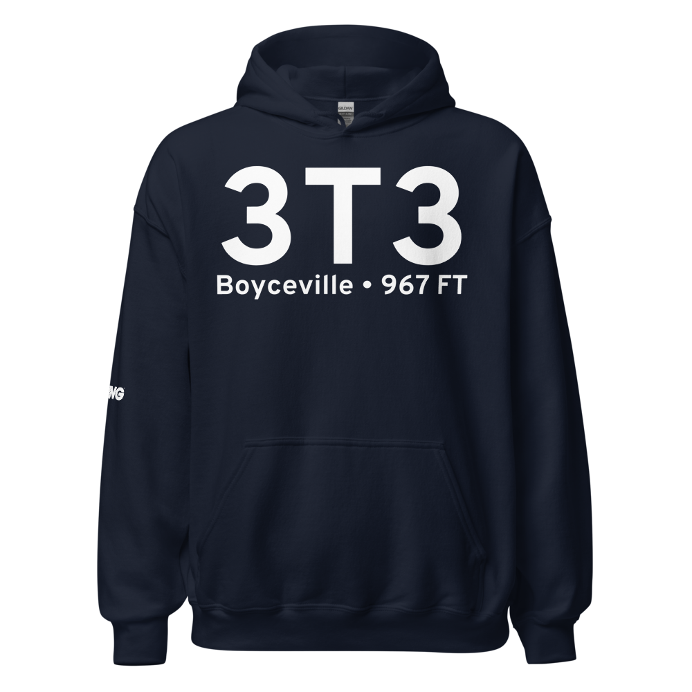 Boyceville (K3T3) Airport Hoodie Sweatshirt 