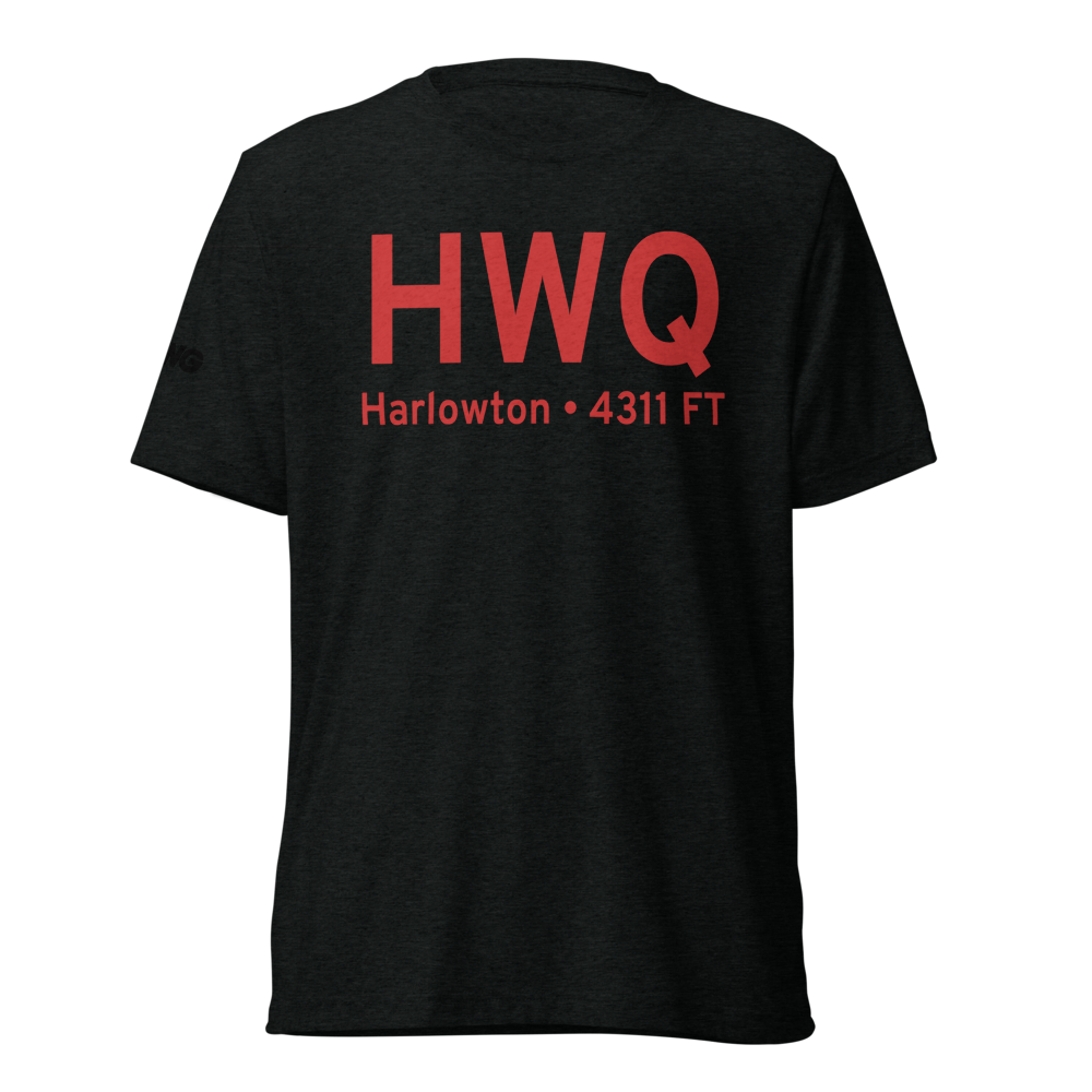 Harlowton (KHWQ) Airport Tri-blend T-Shirt 