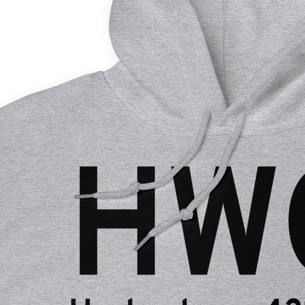 Harlowton (KHWQ) Airport Hoodie Sweatshirt 