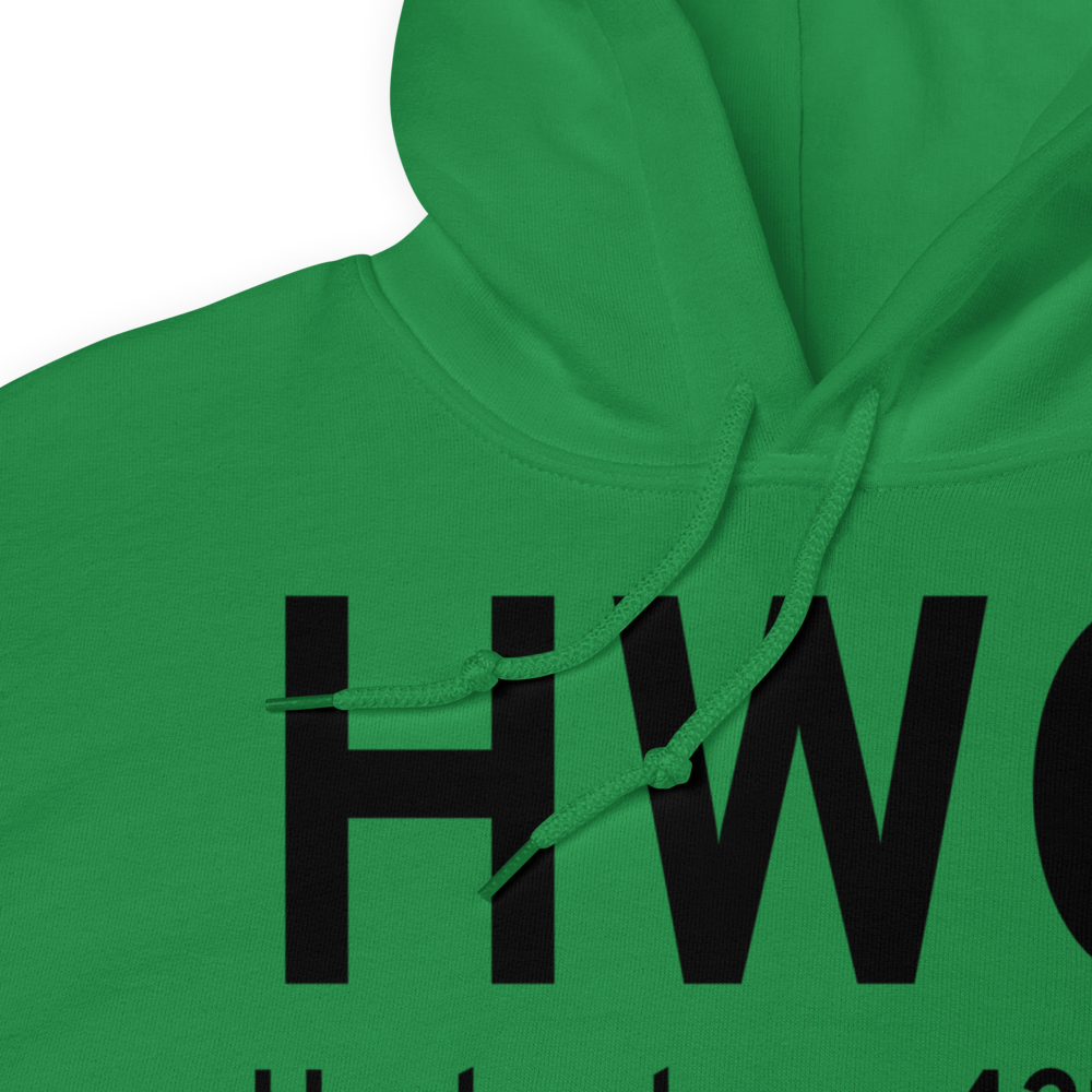 Harlowton (KHWQ) Airport Hoodie Sweatshirt 