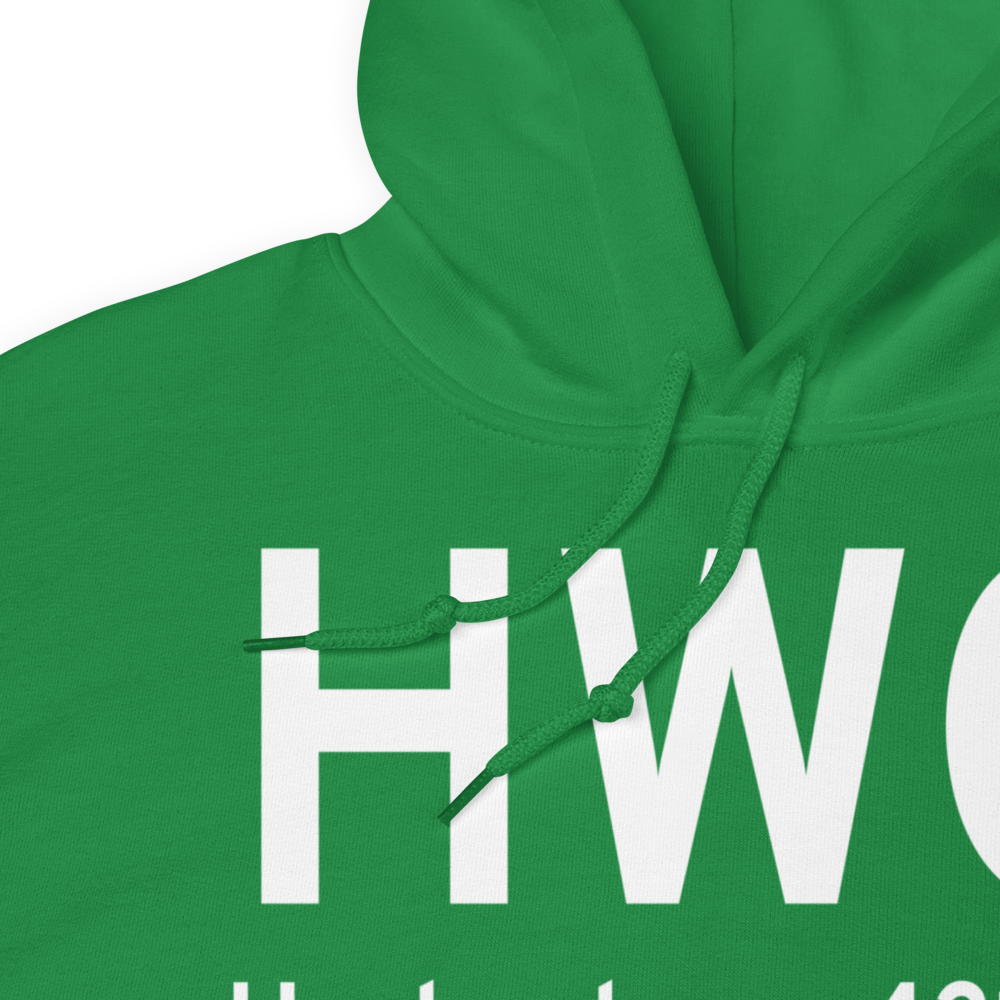 Harlowton (KHWQ) Airport Hoodie Sweatshirt 