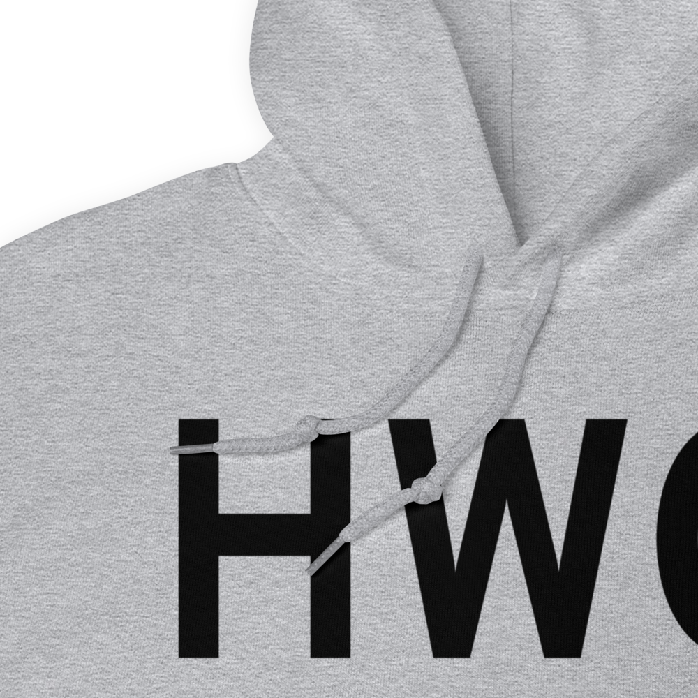 Harlowton (KHWQ) Airport Hoodie Sweatshirt 