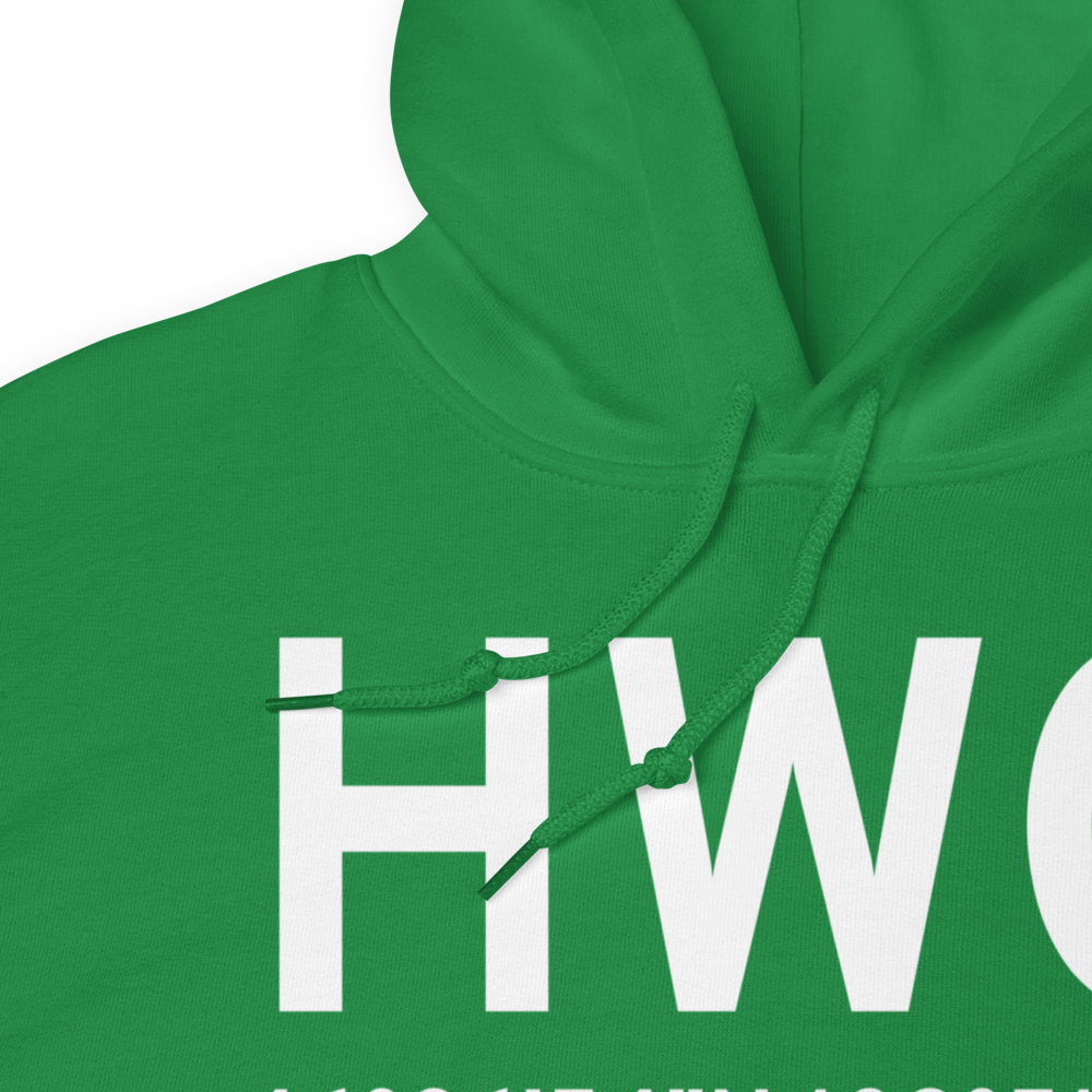 Harlowton (KHWQ) Airport Hoodie Sweatshirt 