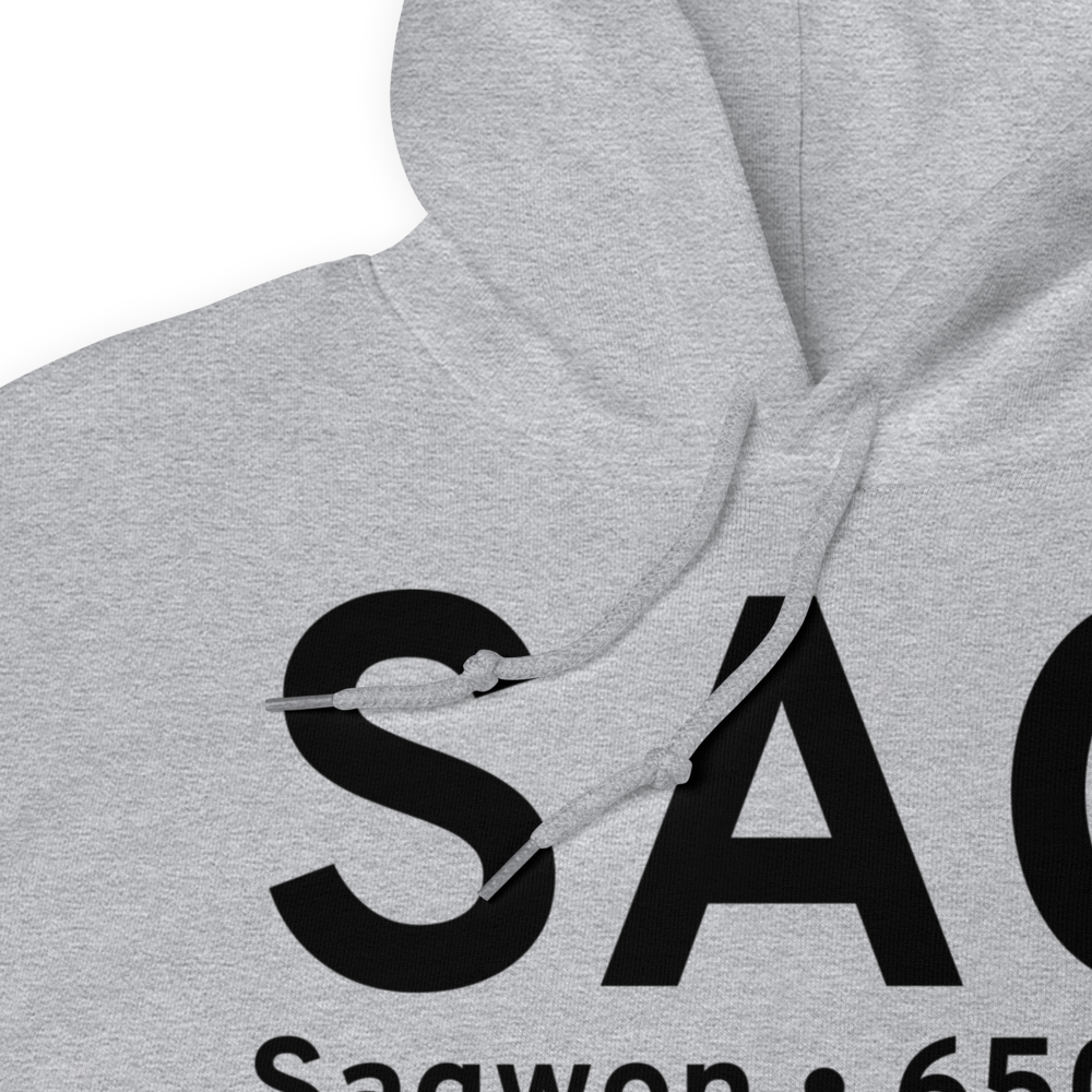Sagwon (SAG) Airport Hoodie Sweatshirt 
