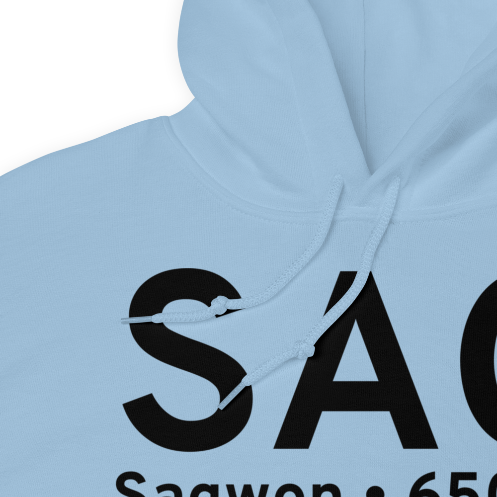 Sagwon (SAG) Airport Hoodie Sweatshirt 