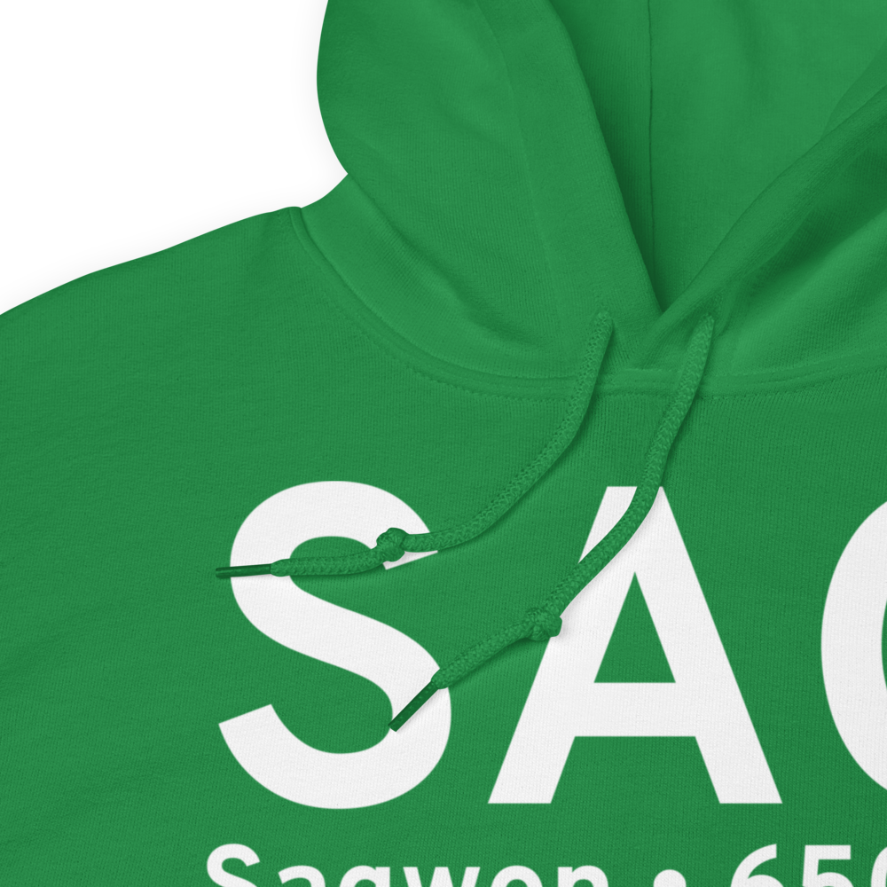 Sagwon (SAG) Airport Hoodie Sweatshirt 
