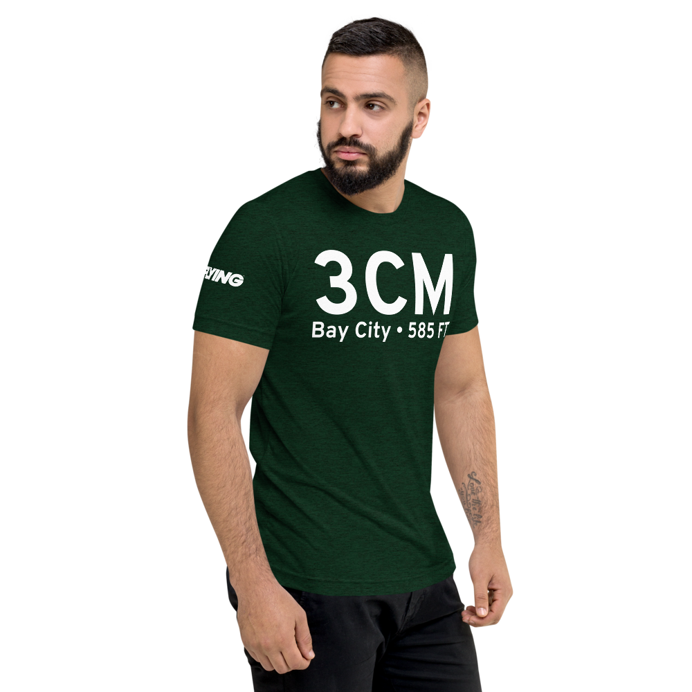 Bay City (K3CM) Airport Tri-blend T-Shirt 