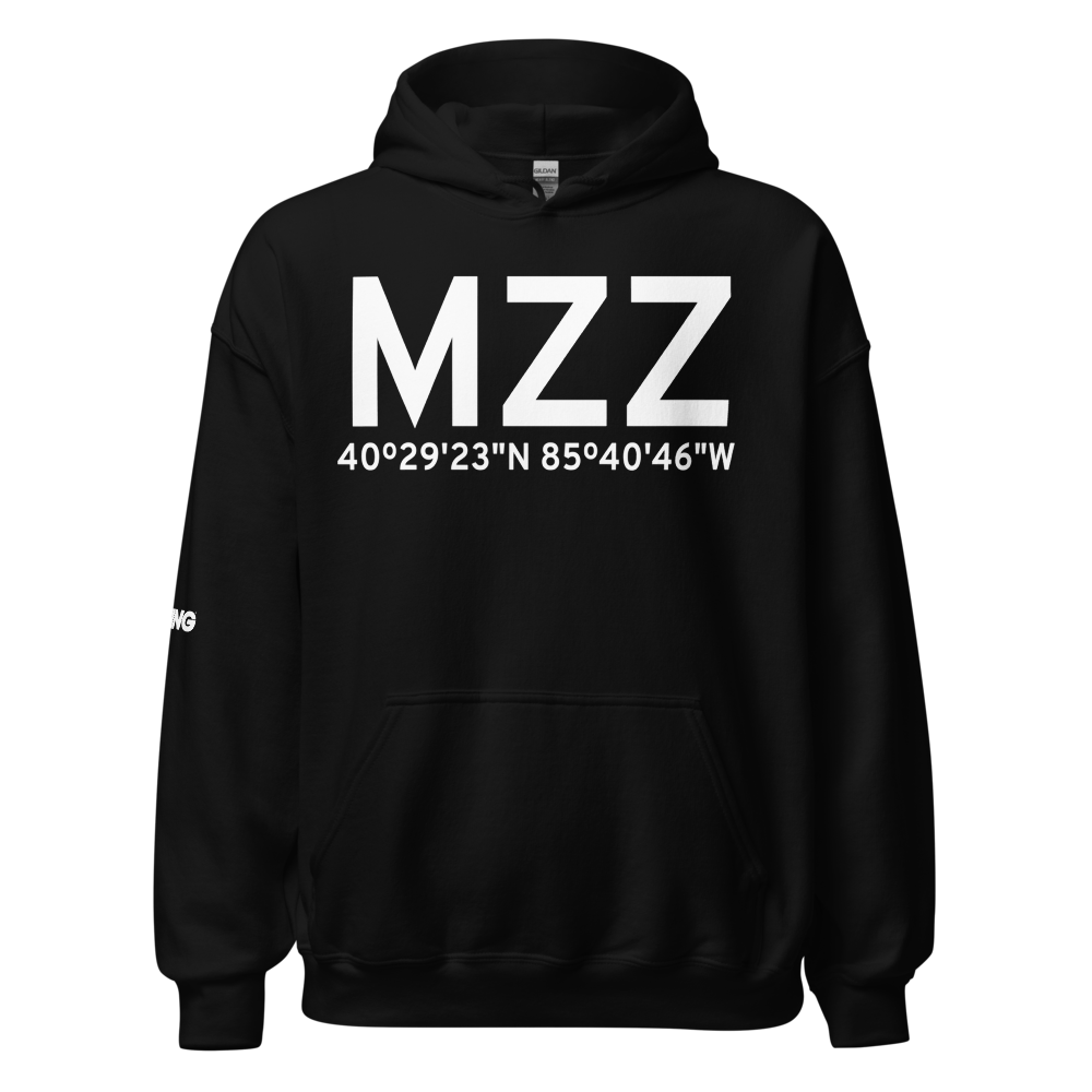 Marion (KMZZ) Airport Hoodie Sweatshirt 
