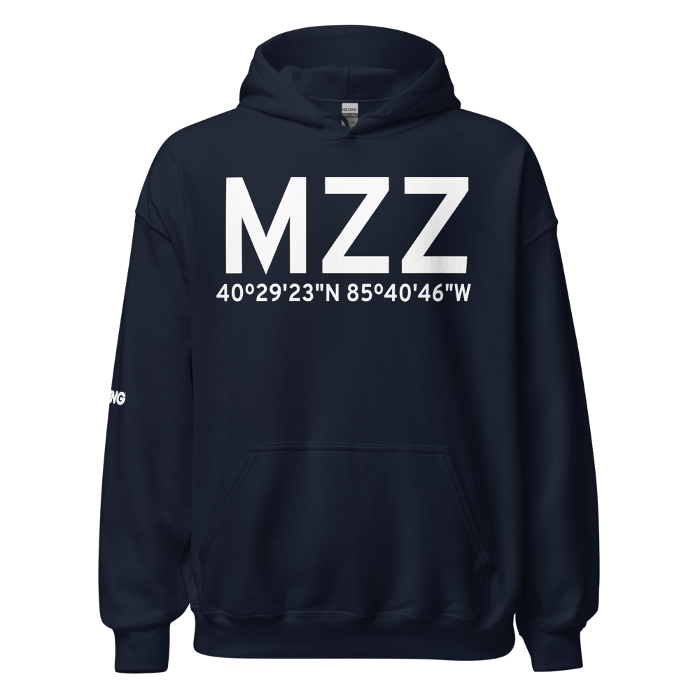 Marion (KMZZ) Airport Hoodie Sweatshirt 