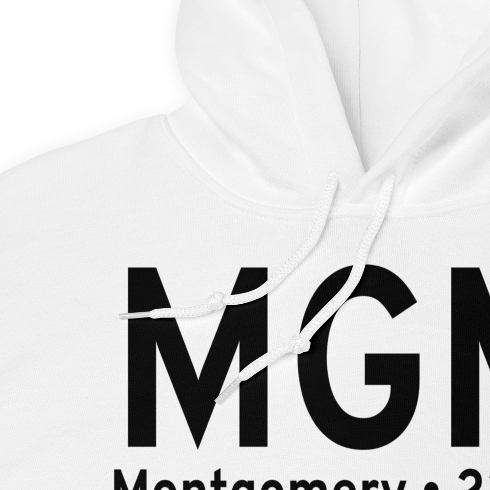 Montgomery (KMGM) Airport Hoodie Sweatshirt 
