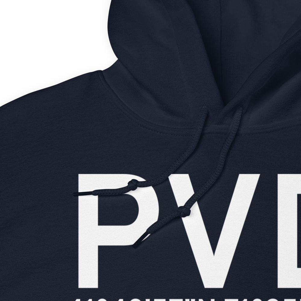 Providence (KPVD) Airport Hoodie Sweatshirt 