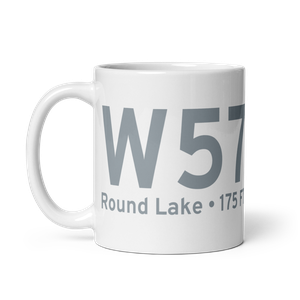 Round Lake (W57) Airport Mug