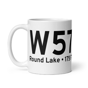 Round Lake (W57) Airport Mug