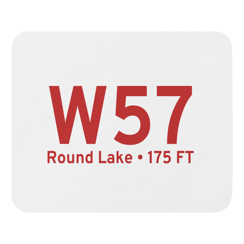 Round Lake (W57) Airport  Mouse Pad 