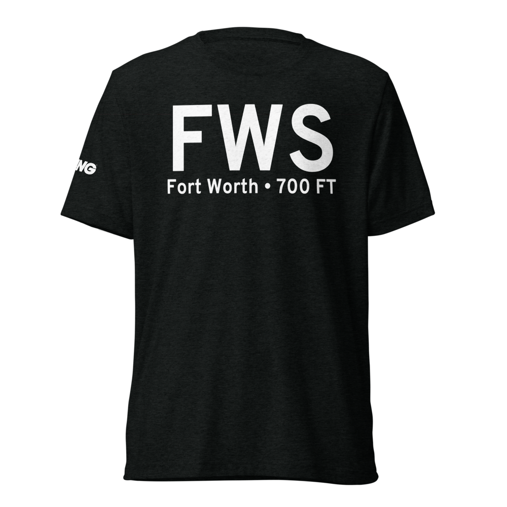 Fort Worth (KFWS) Airport Tri-blend T-Shirt 