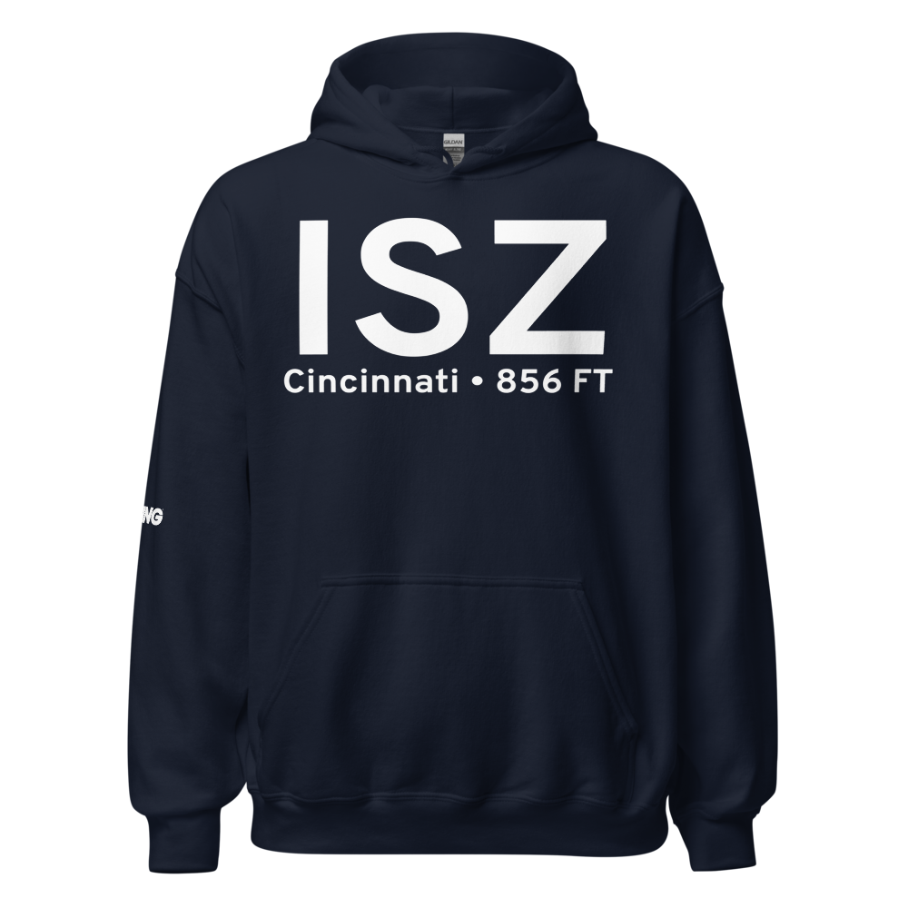 Cincinnati (KISZ) Airport Hoodie Sweatshirt 