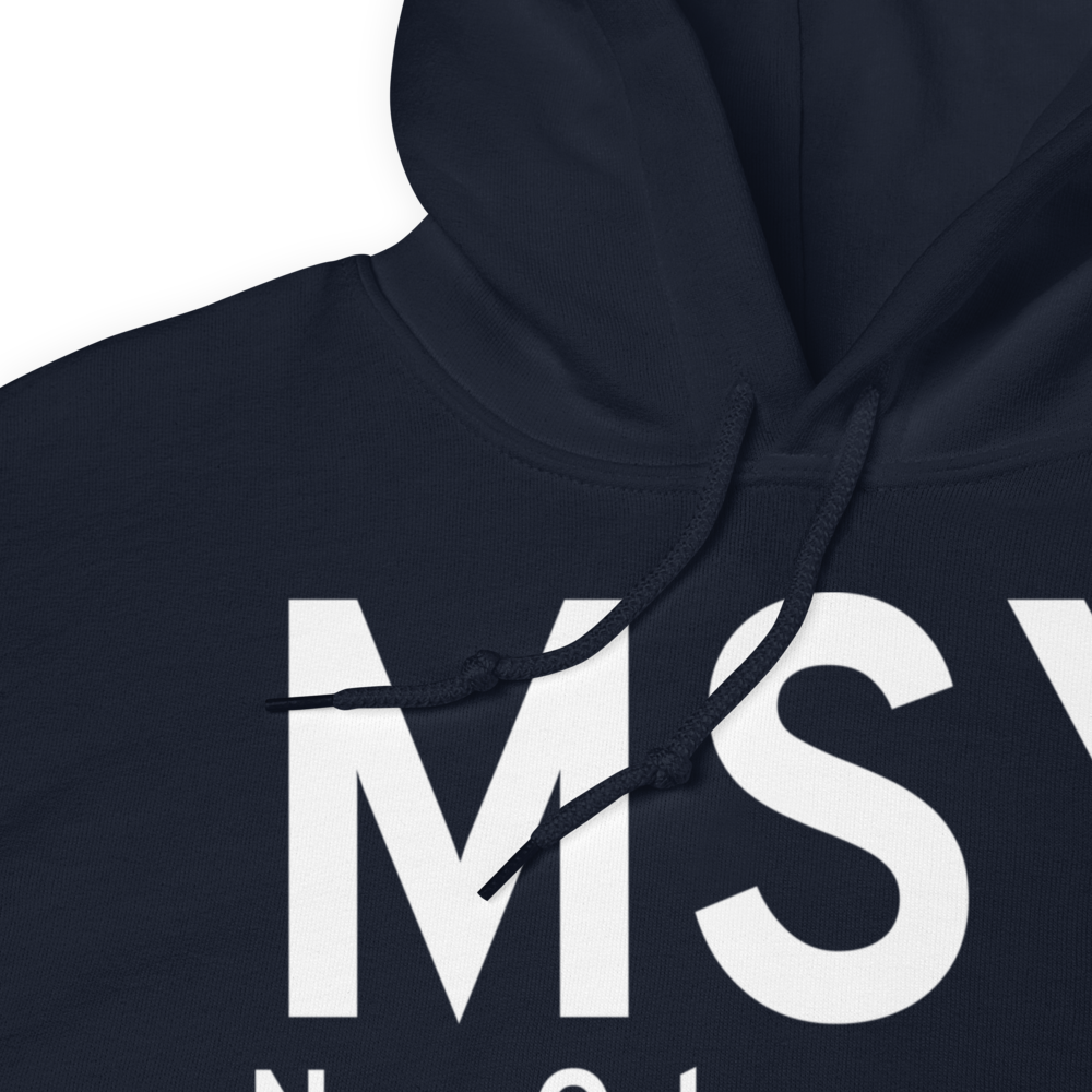 New Orleans (KMSY) Airport Hoodie Sweatshirt 