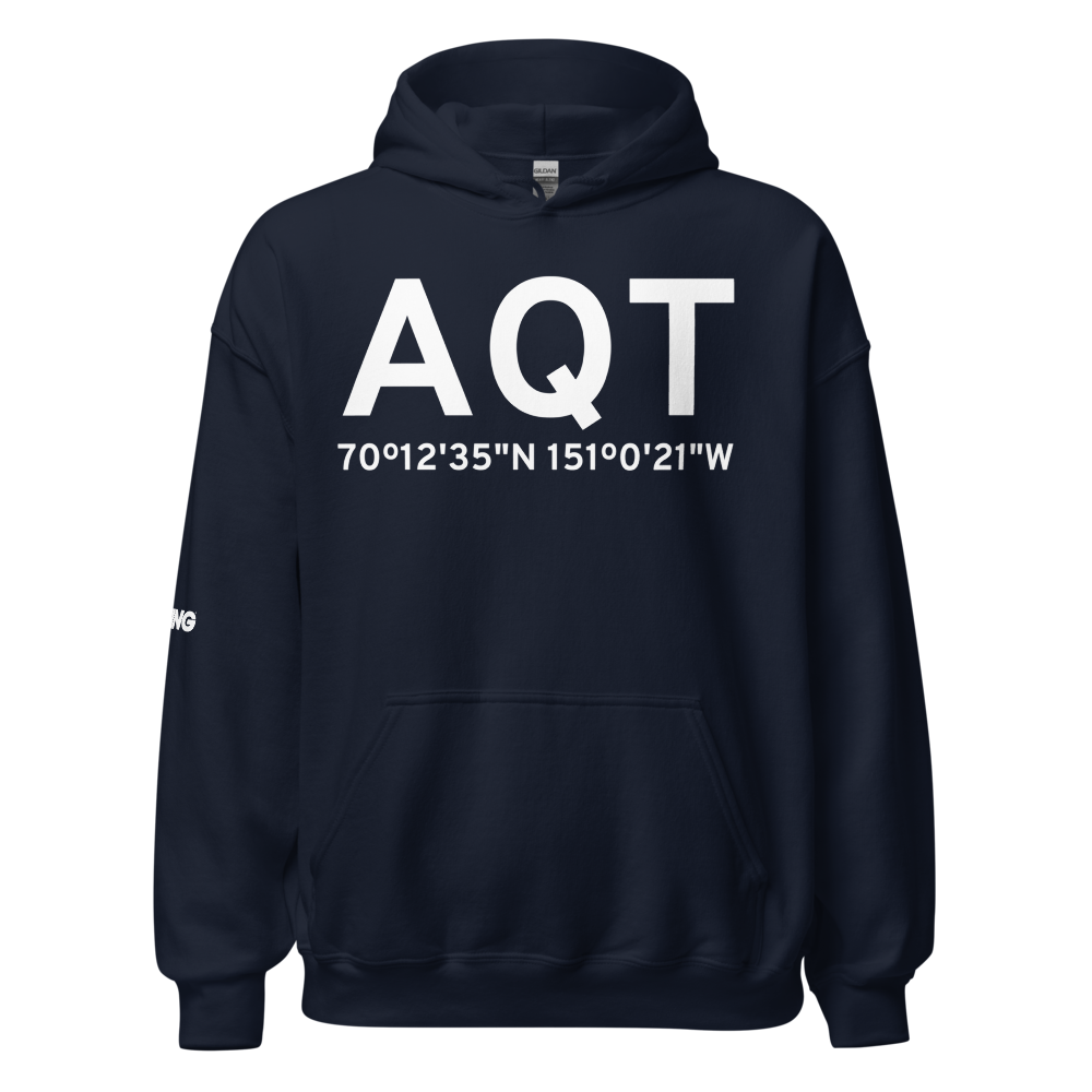 Nuiqsut (PAQT) Airport Hoodie Sweatshirt 