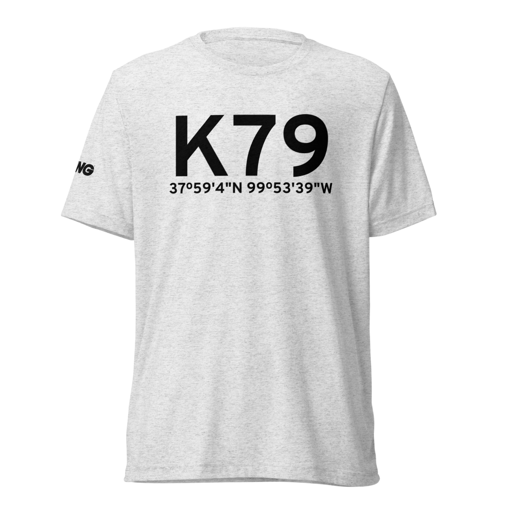 Jetmore (KK79) Airport Tri-blend T-Shirt 